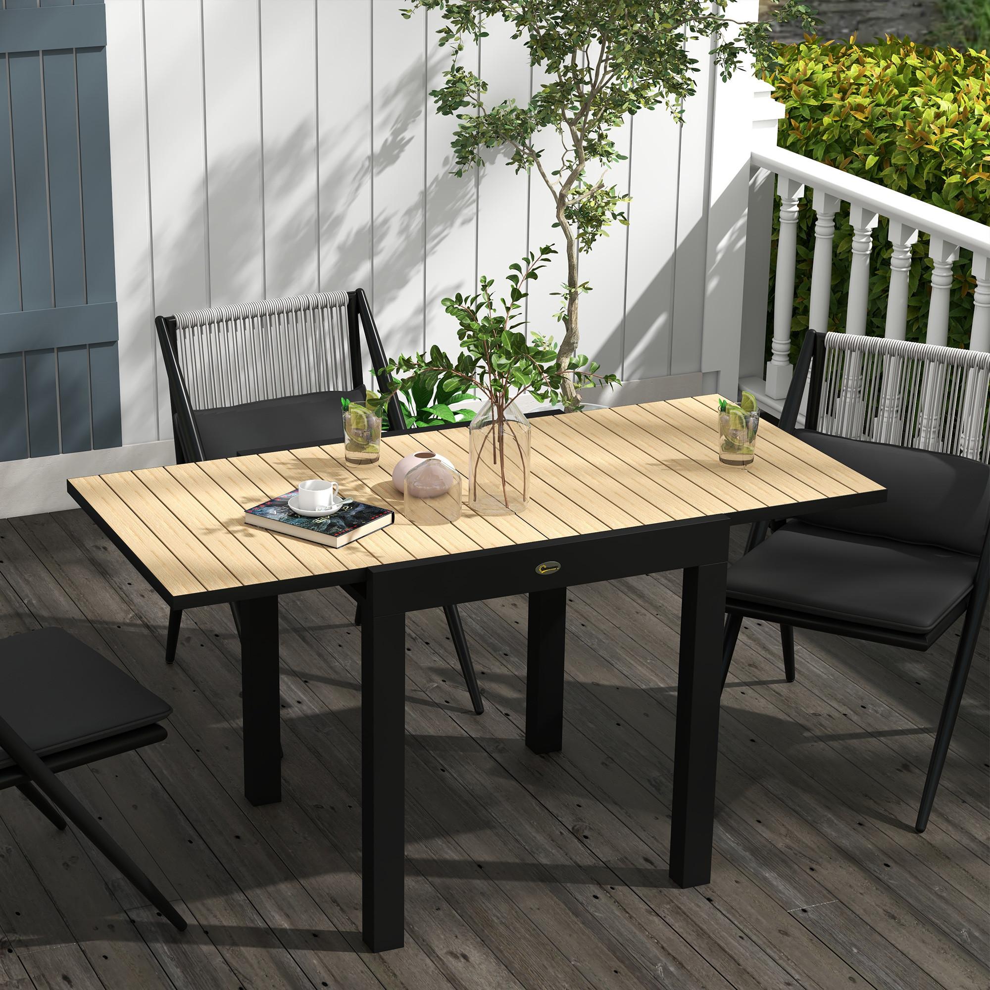 Outsunny Table de jardin  