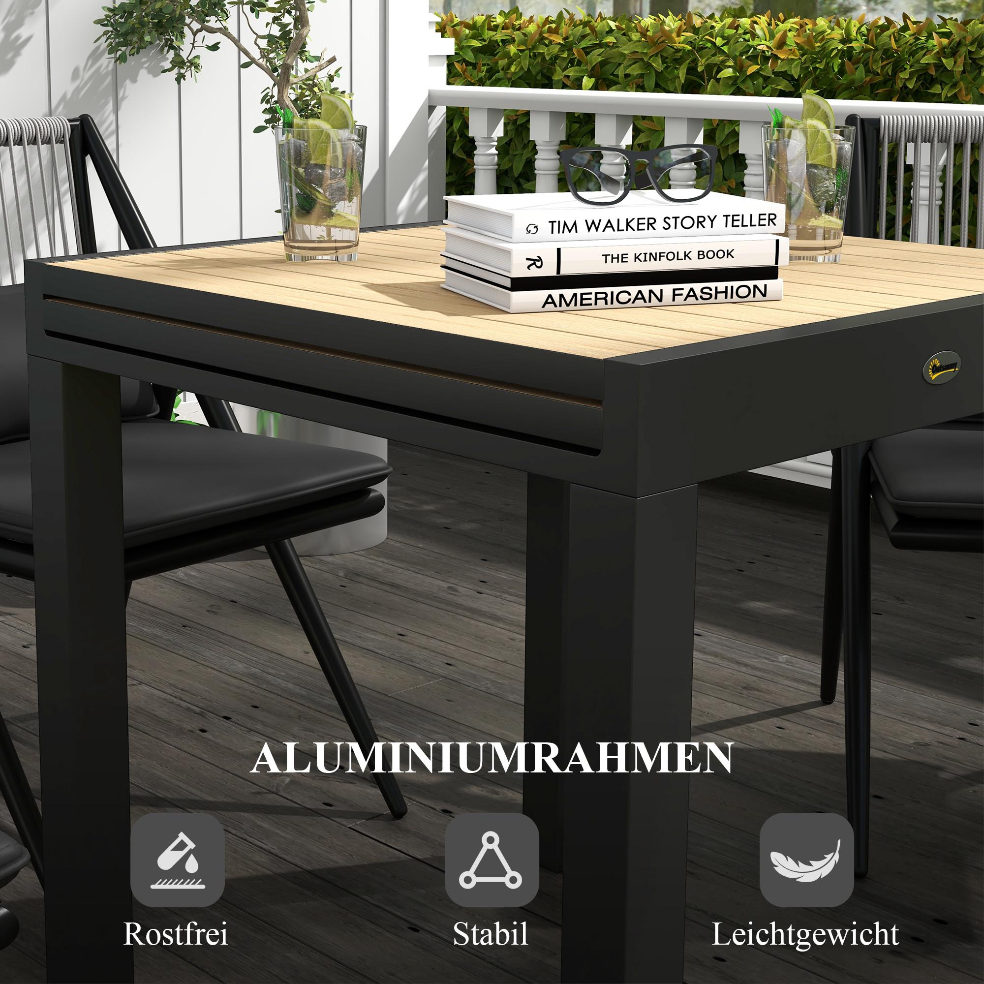 Outsunny Table de jardin  