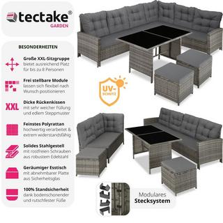 Tectake Rattan Lounge Barletta  