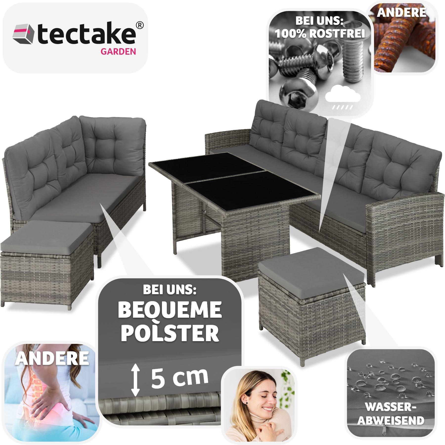 Tectake Rattan Lounge Barletta  