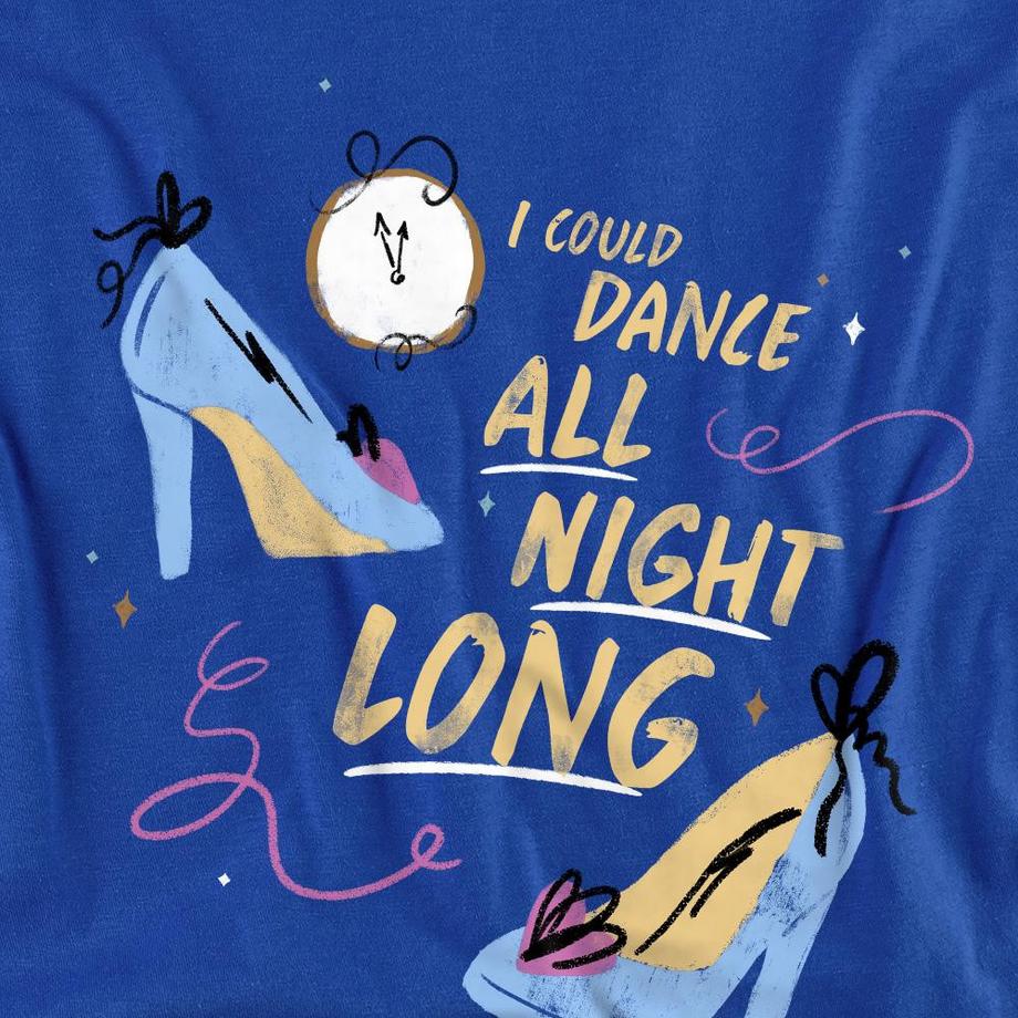 Cinderella  I Could Dance All Night Long Maglietta 