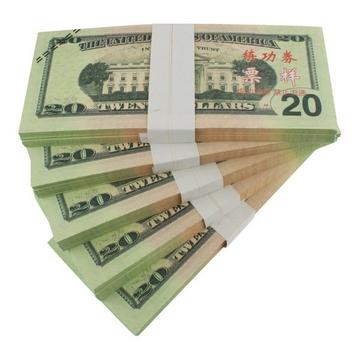 Denaro falso - 20 dollari USA (100 banconote)