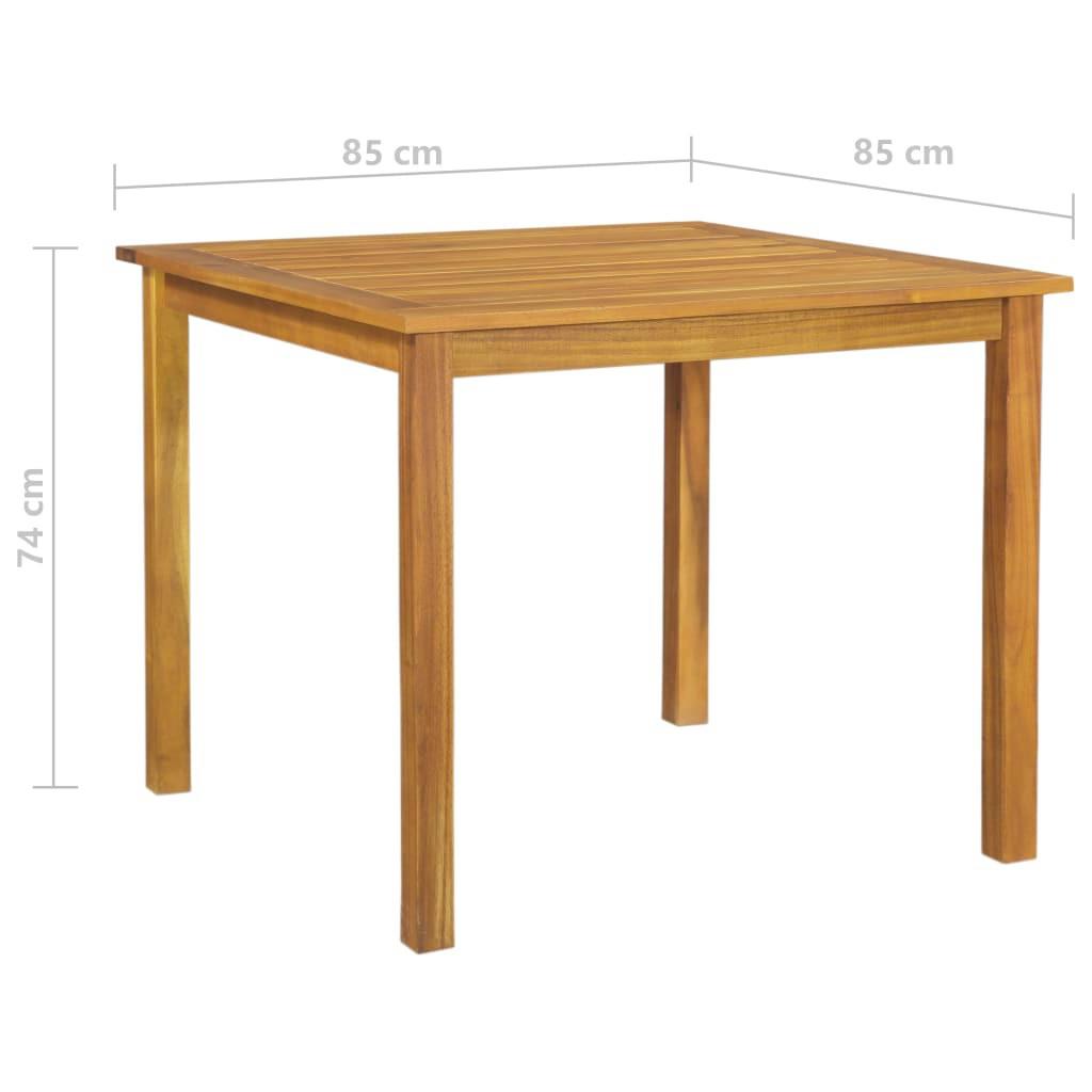 VidaXL Ensemble à manger bois d'acacia  