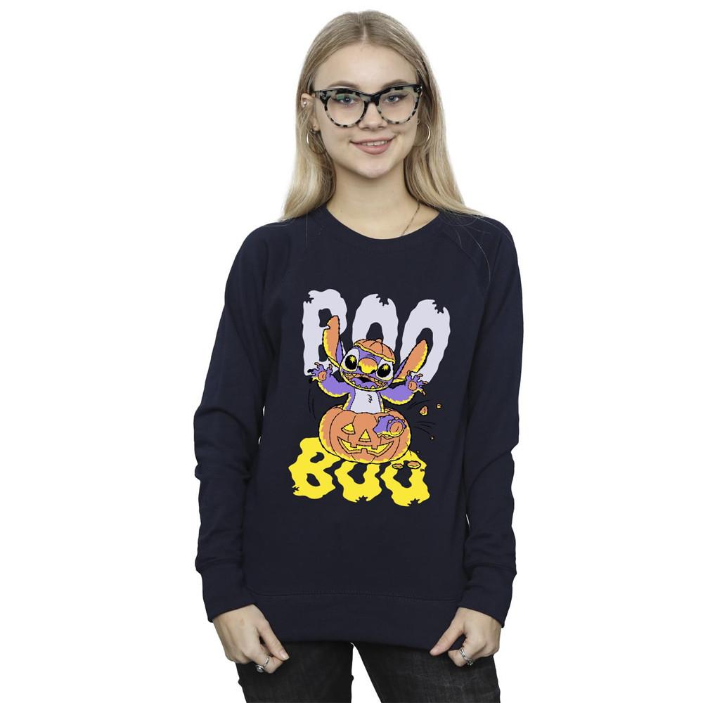 Lilo & Stitch Boo Pumpkinhead Stampa Grafica Felpa  