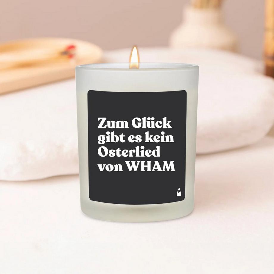 CandleHand Duftkerze Flowery Zum Glück gibt es kein Osterlied von WHAM  