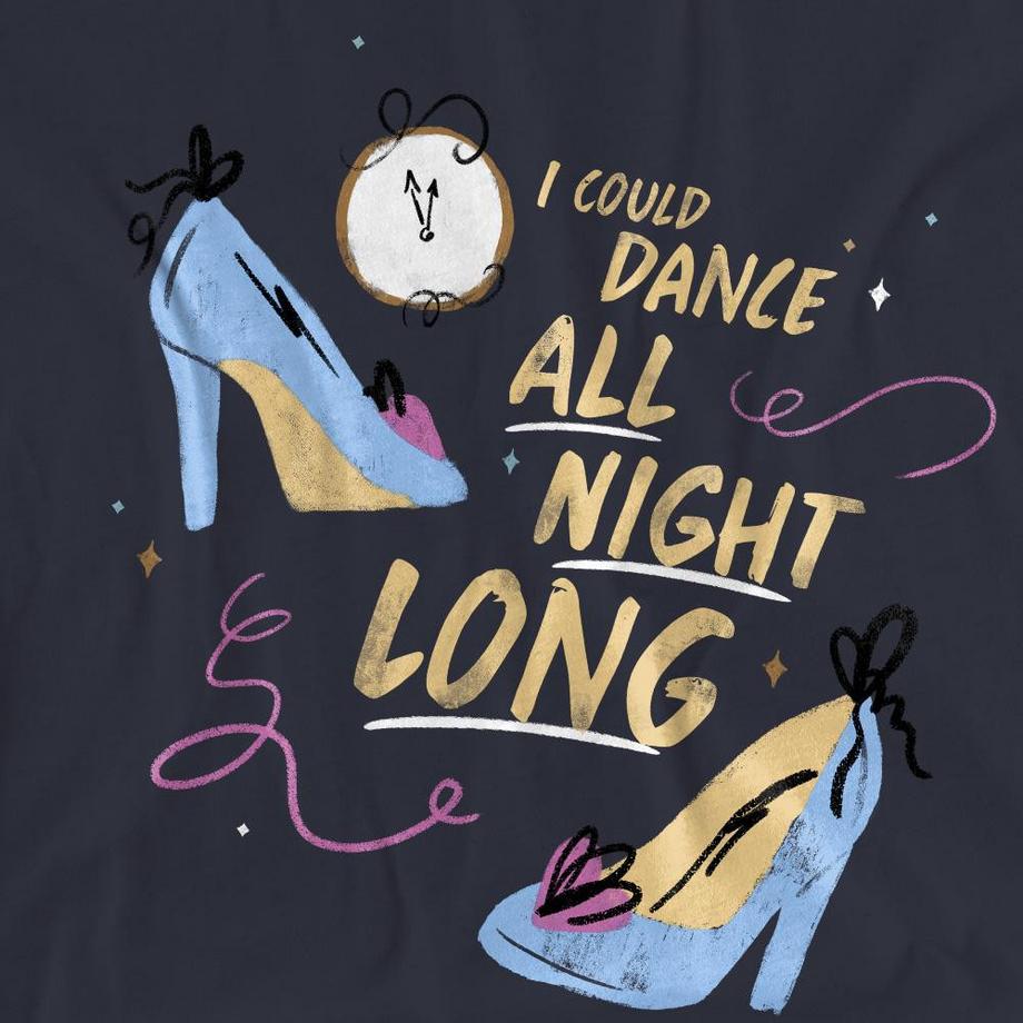Cinderella I Could Dance All Night Long T-Shirt  
