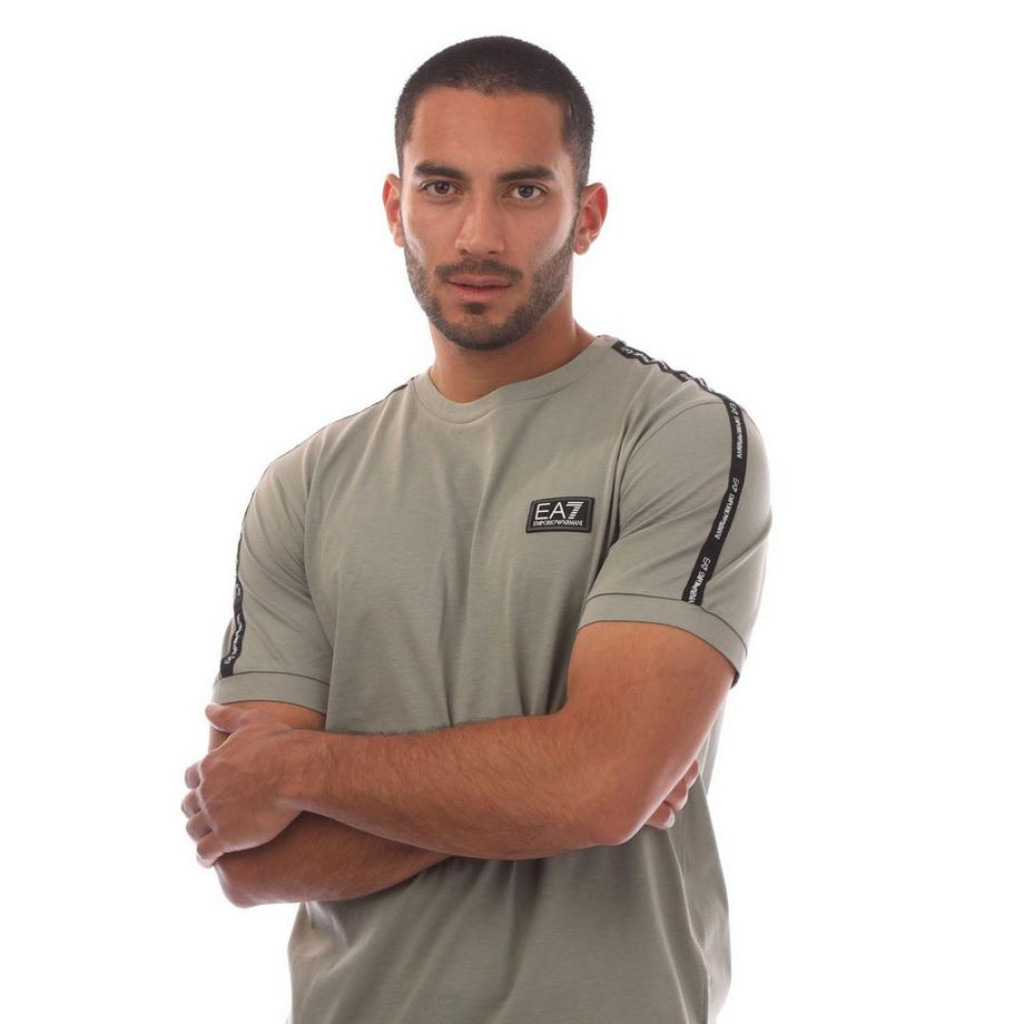 EMPORIO ARMANI T-Shirt Verclé avec Bande Logo  