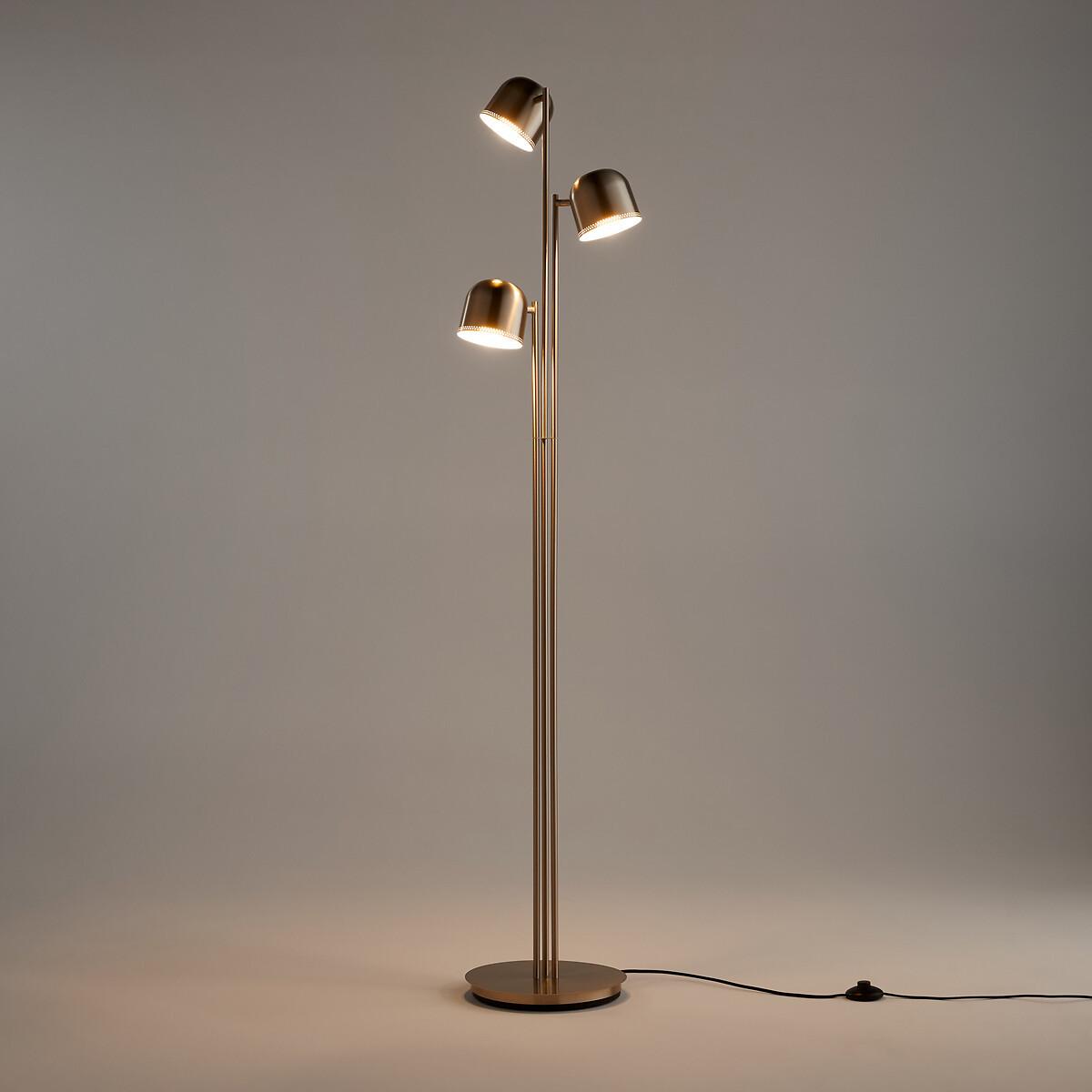 La Redoute Intérieurs Lampadaire orientable nickel satiné  