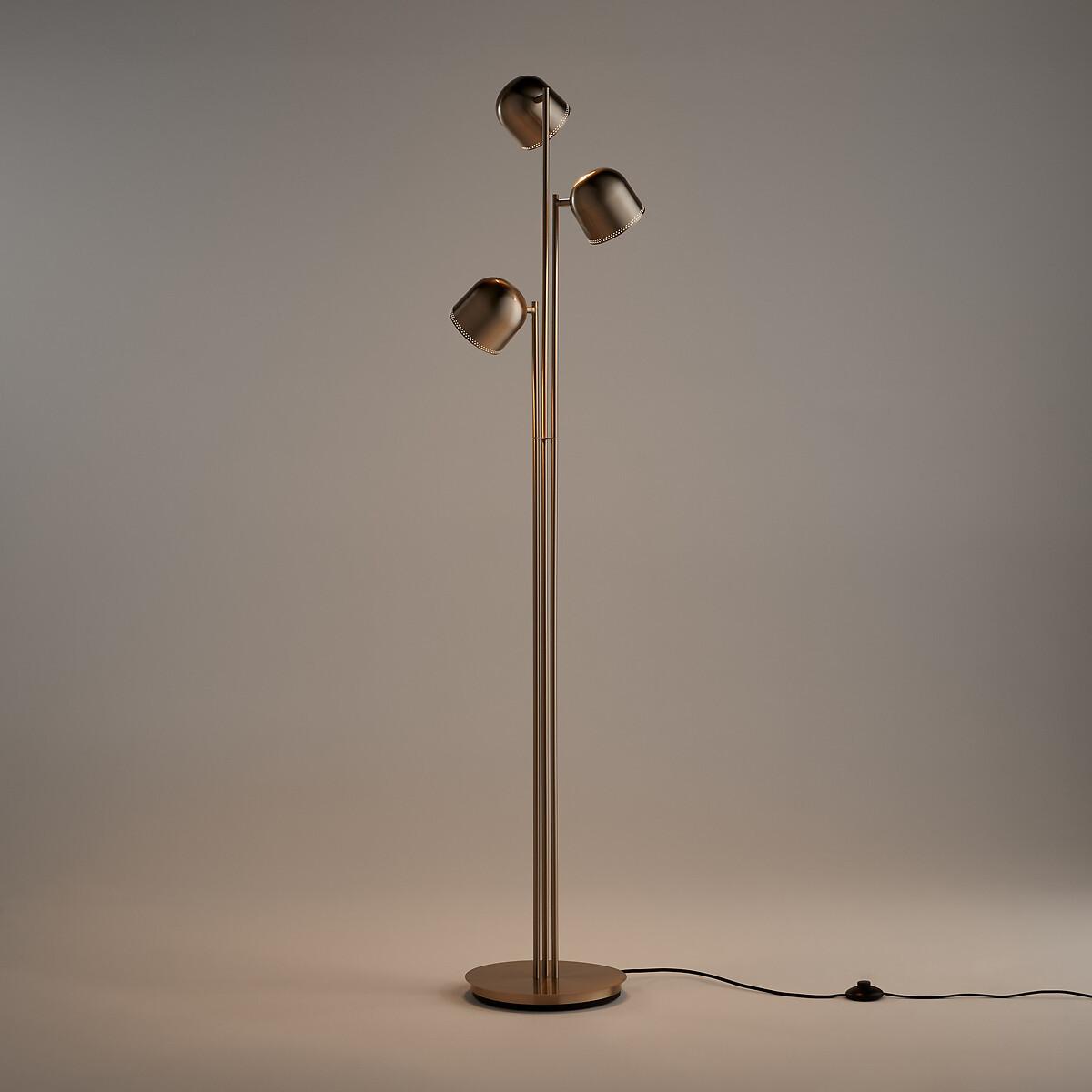 La Redoute Intérieurs Lampadaire orientable nickel satiné  