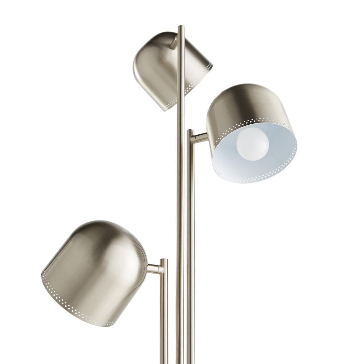 La Redoute Intérieurs Lampadaire orientable nickel satiné  