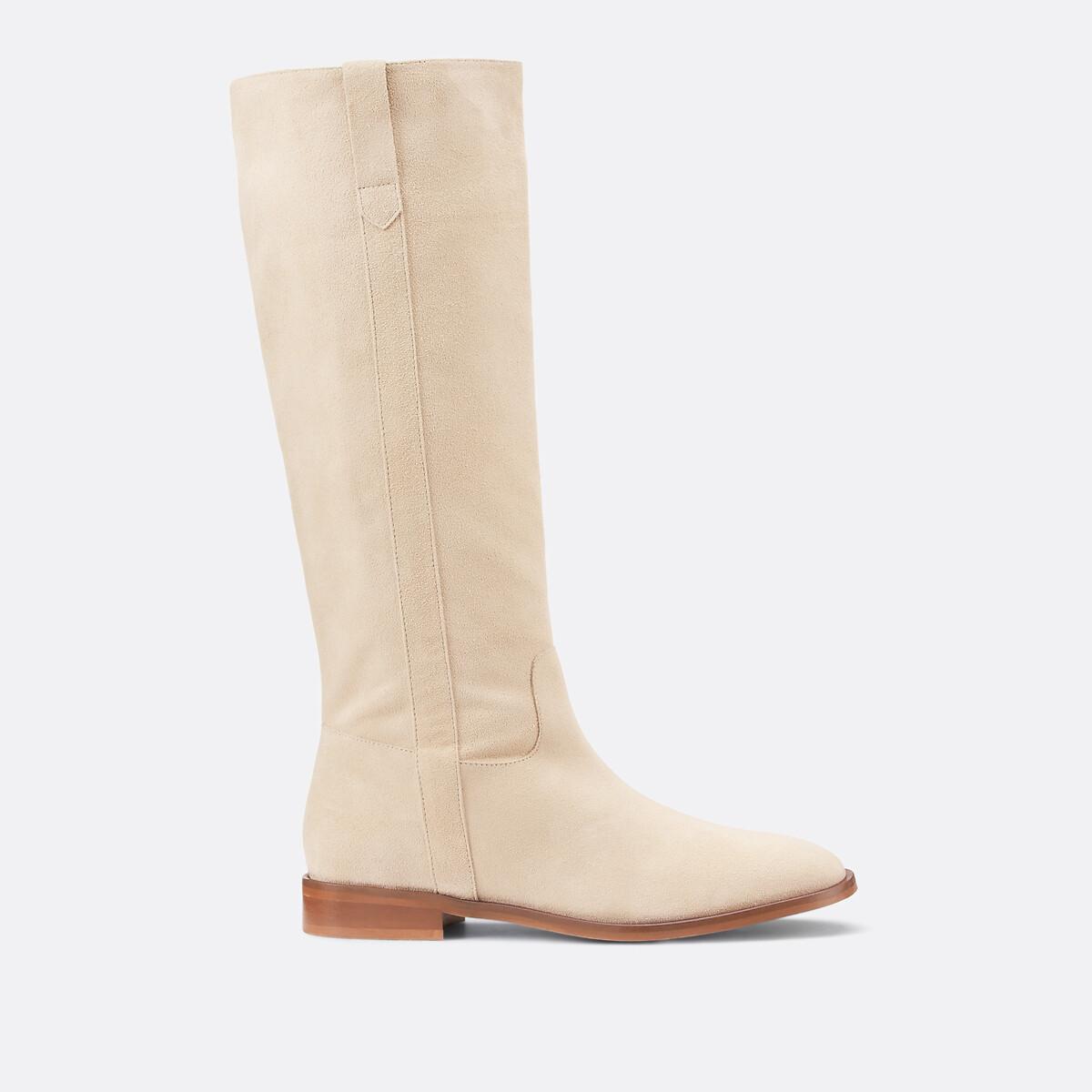 La Redoute Collections  Stiefel aus Veloursleder 