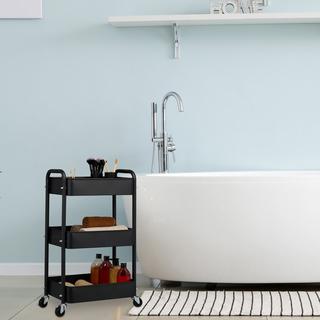 Northix Wagen mit 3 Regalen  