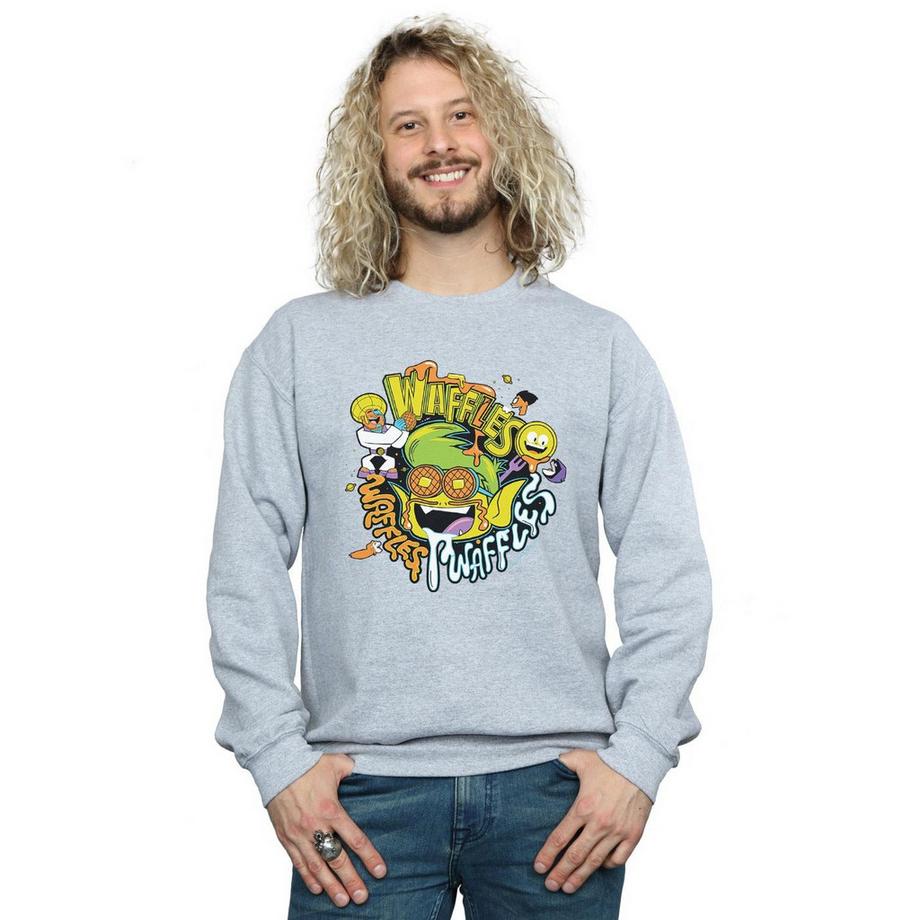 DC COMICS Teen Titans Go Waffle Mania Sweatshirt  