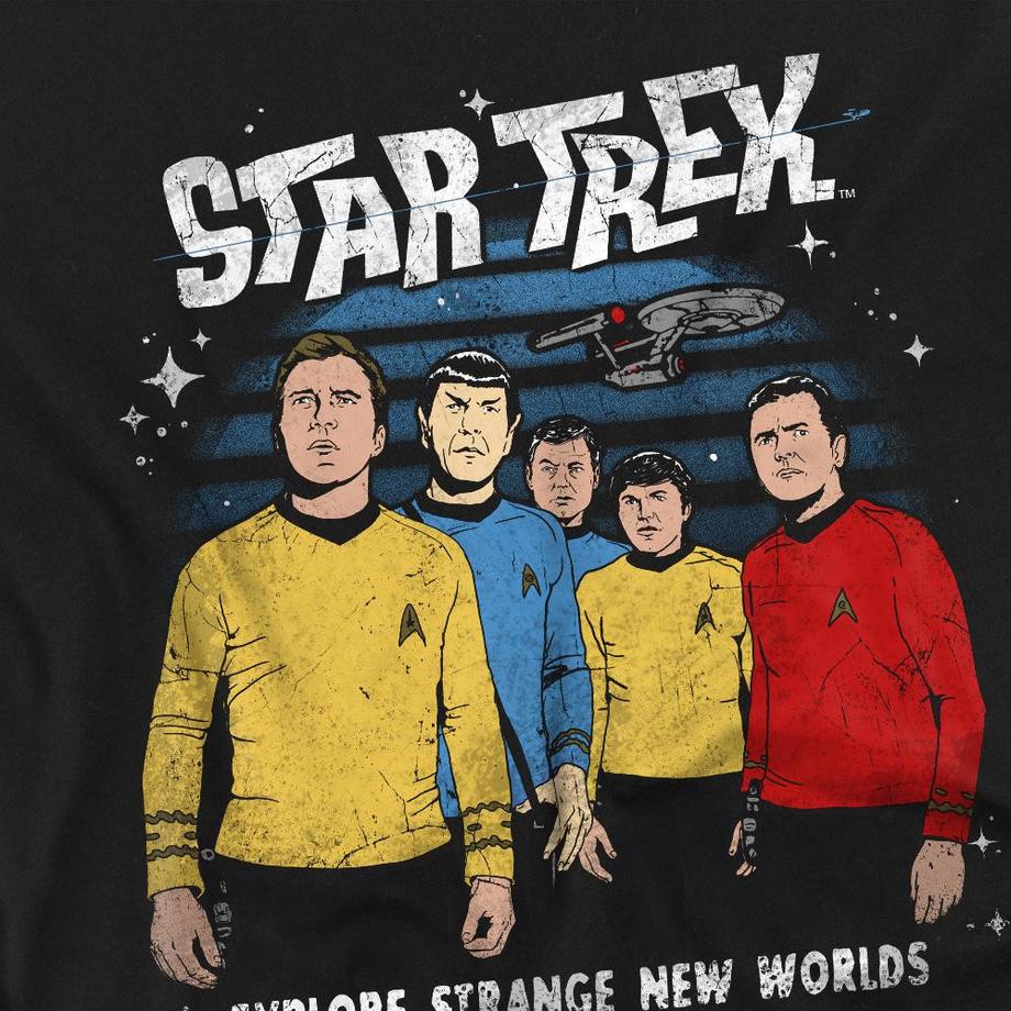 Star Trek Star Trek Strange New World T-Shirt Maniche Lunghe  