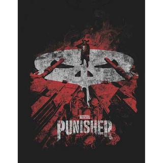 The Punisher Punisher T-Shirt Grafica Teschio  