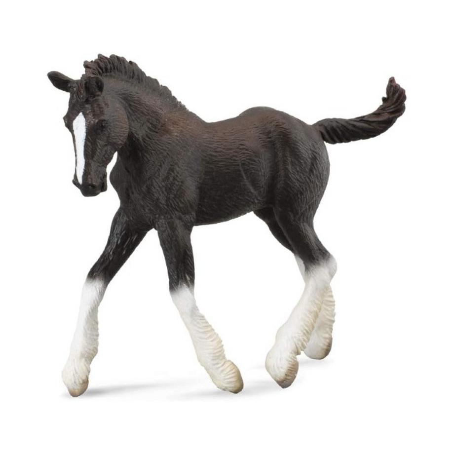 CollectA  Horse Country Shire Horse Fohlen Schwarz 