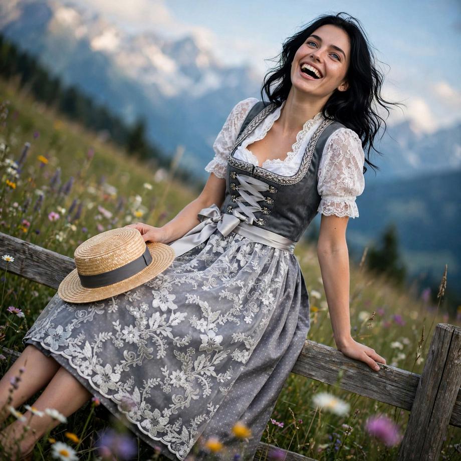 Tectake  Dirndl mi-long MILANA 