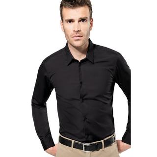 Kariban Camicia Popeline Maniche Lunghe  