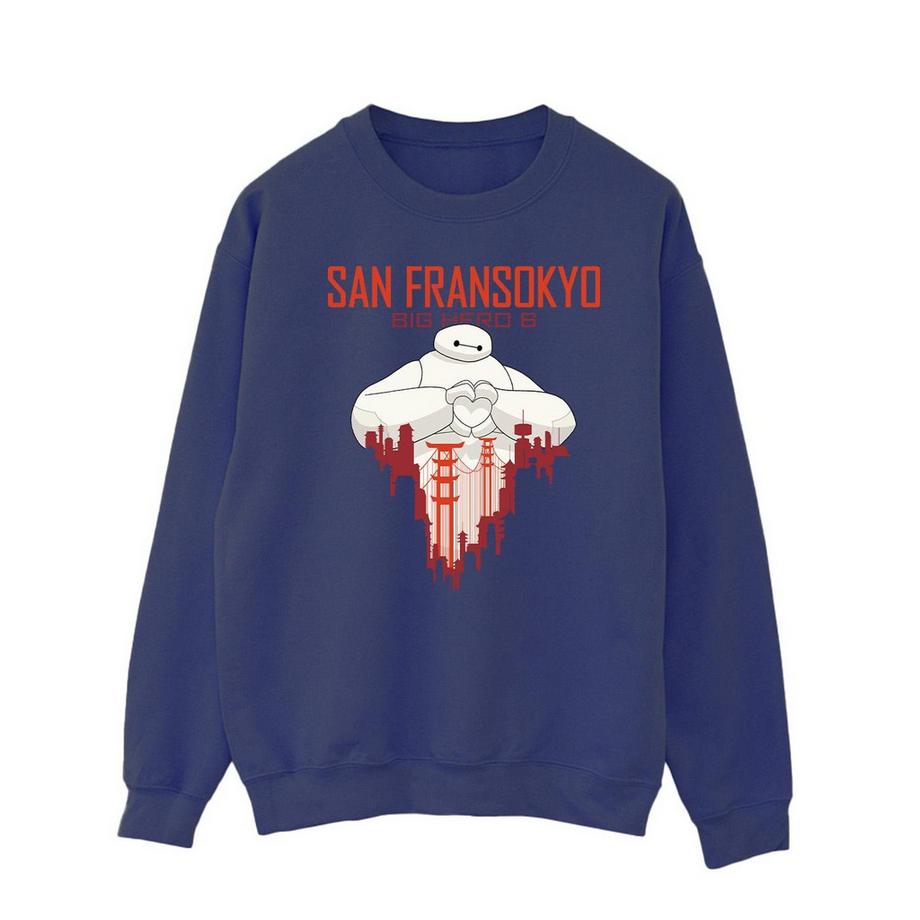 Disney Big Hero 6 San Fransokyo Felpa  