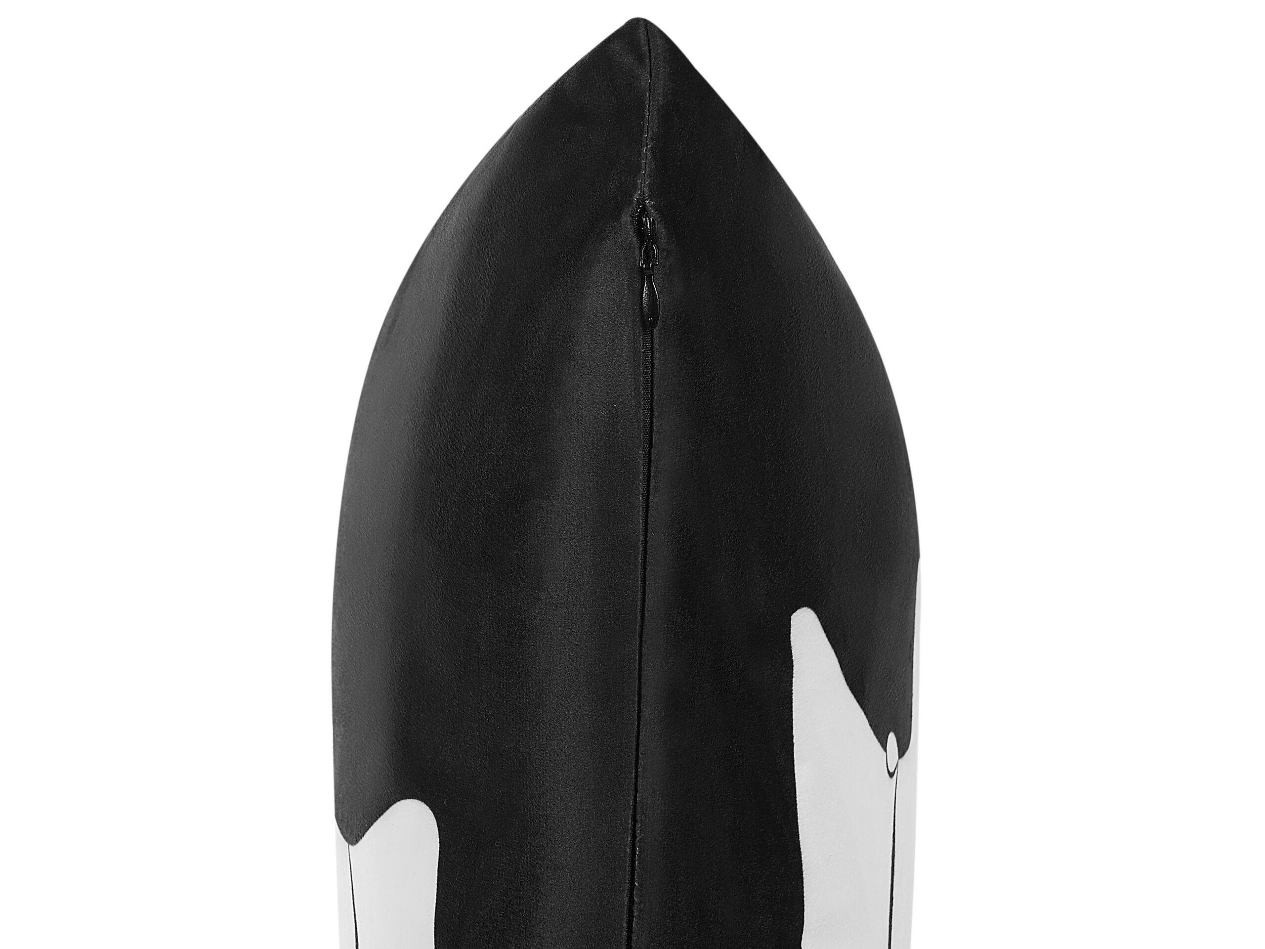 Beliani Lot de 2 coussins décoratifs en Velours Moderne MANDEVILLA  