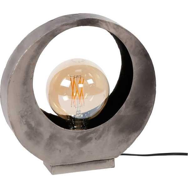 mutoni Lampe à poser Full Moon finition argent antique  