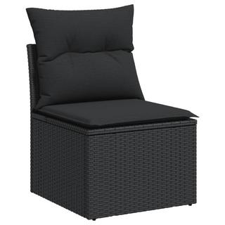 VidaXL set divano da giardino Polirattan  