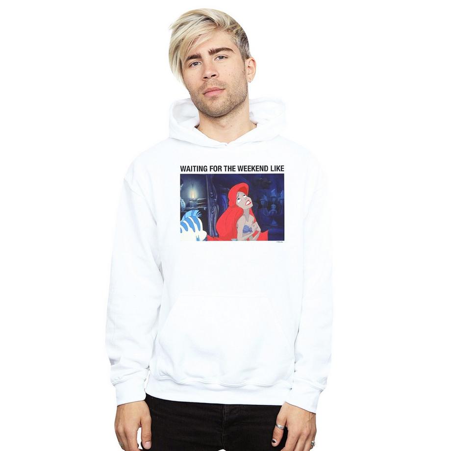 Disney The Little Mermaid Waiting For The Weekend Felpa con cappuccio  