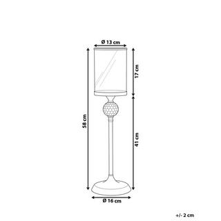 Beliani  Kerzenständer aus Glas Glamourös COTUI 