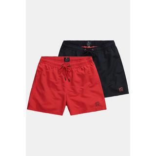 JP1880  Shorts de bain avec taille élastique, collection Beachwear - lot de 2 