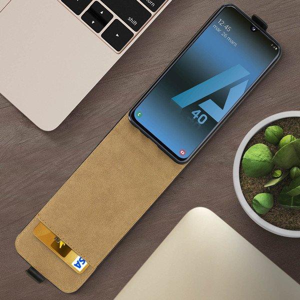 Avizar  Étui Galaxy A40 Clapet Vertical 