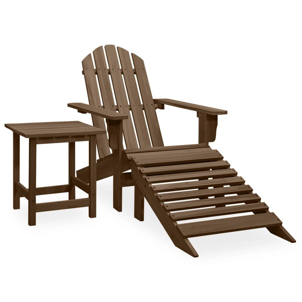 VidaXL Chaise de jardin bois  