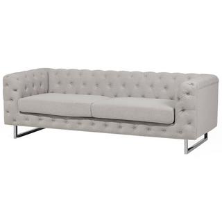 Beliani Canapé 3 places en Tissu Glamour VISSLAND  
