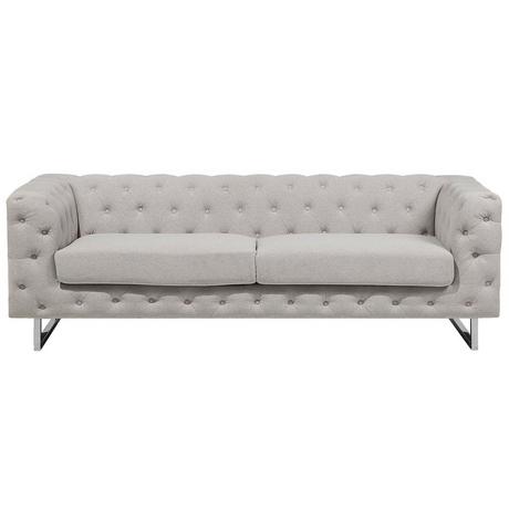 Beliani Canapé 3 places en Tissu Glamour VISSLAND  