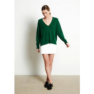 Studio Cashmere8  RIA 3 Maglia profonda oversize con scollo a V - 100% cashmere 