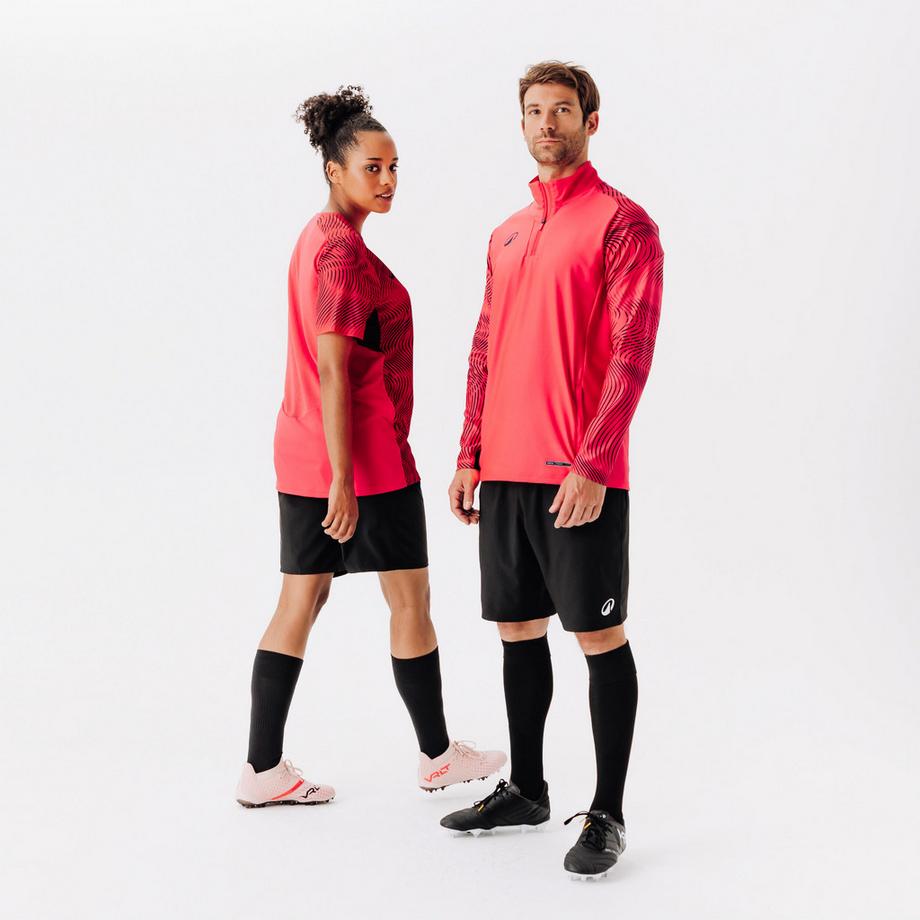 KIPSTA  Sweat-shirt football demi-zip polyester 