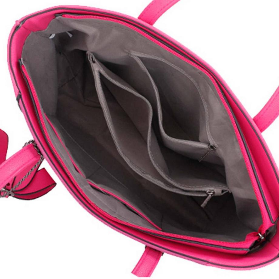 Gallantry Borsa a Spalla per Donna con Fiocco a Motivo Geometrico  