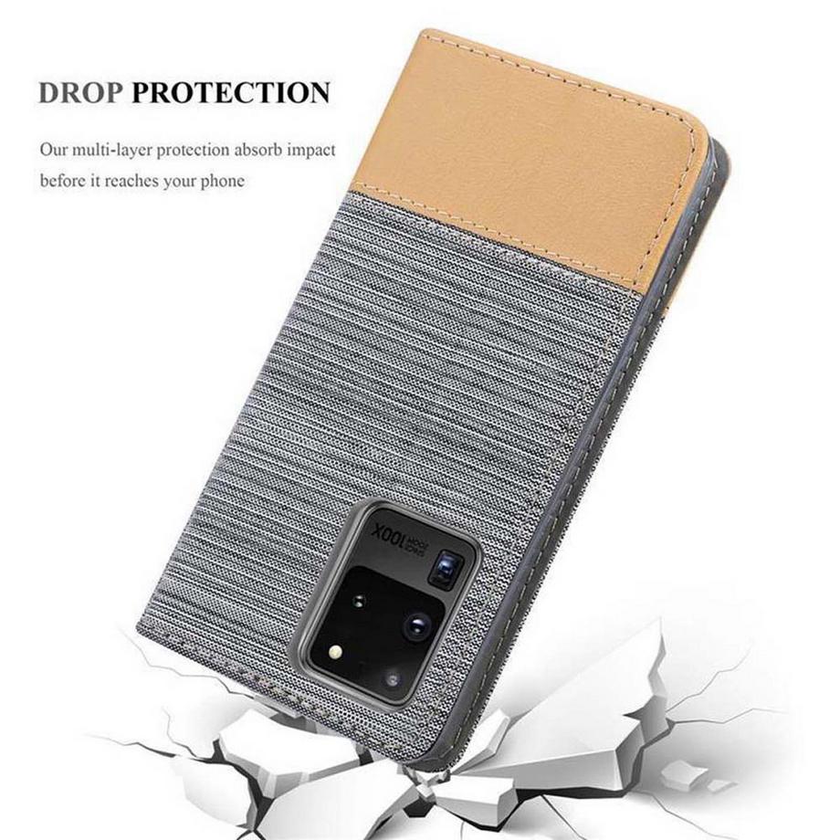 Cadorabo  Hülle für Samsung Galaxy S20 ULTRA Magnetverschluss, Kartenfach 