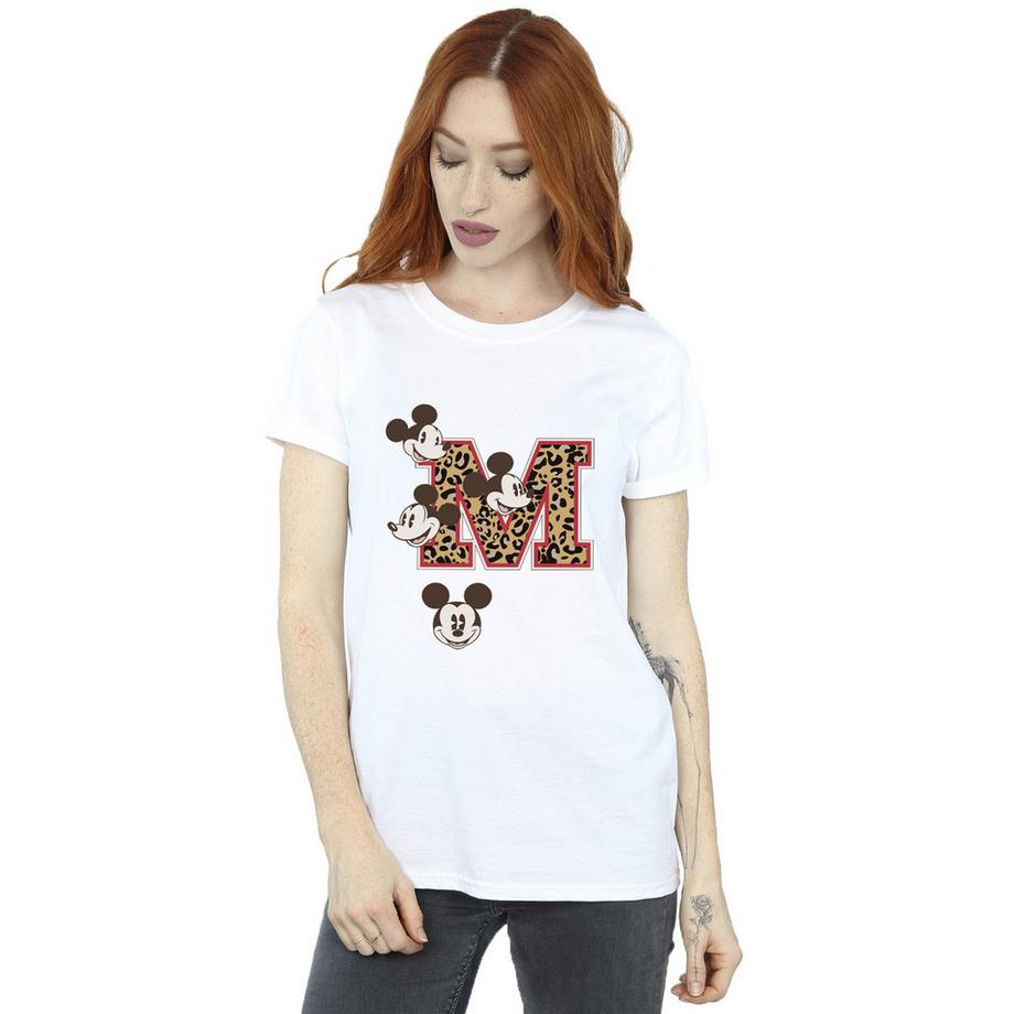 MICKEY MOUSE T-Shirt Imprimé Léopard  