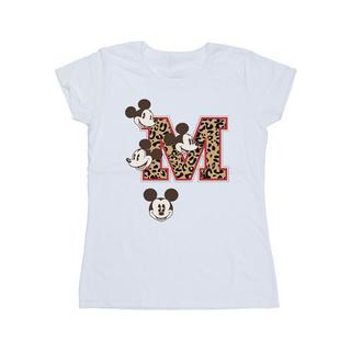 MICKEY MOUSE Leopard Print T-Shirt  