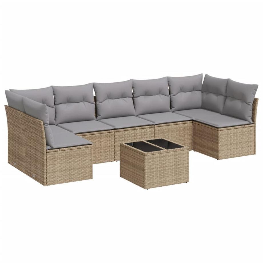 Garten sofagarnitur poly-rattan
