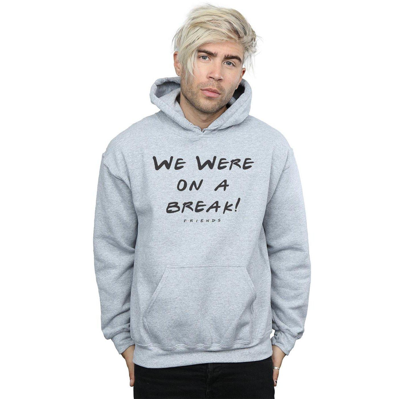 Friends  We Were On A Break Text Kapuzenpullover 