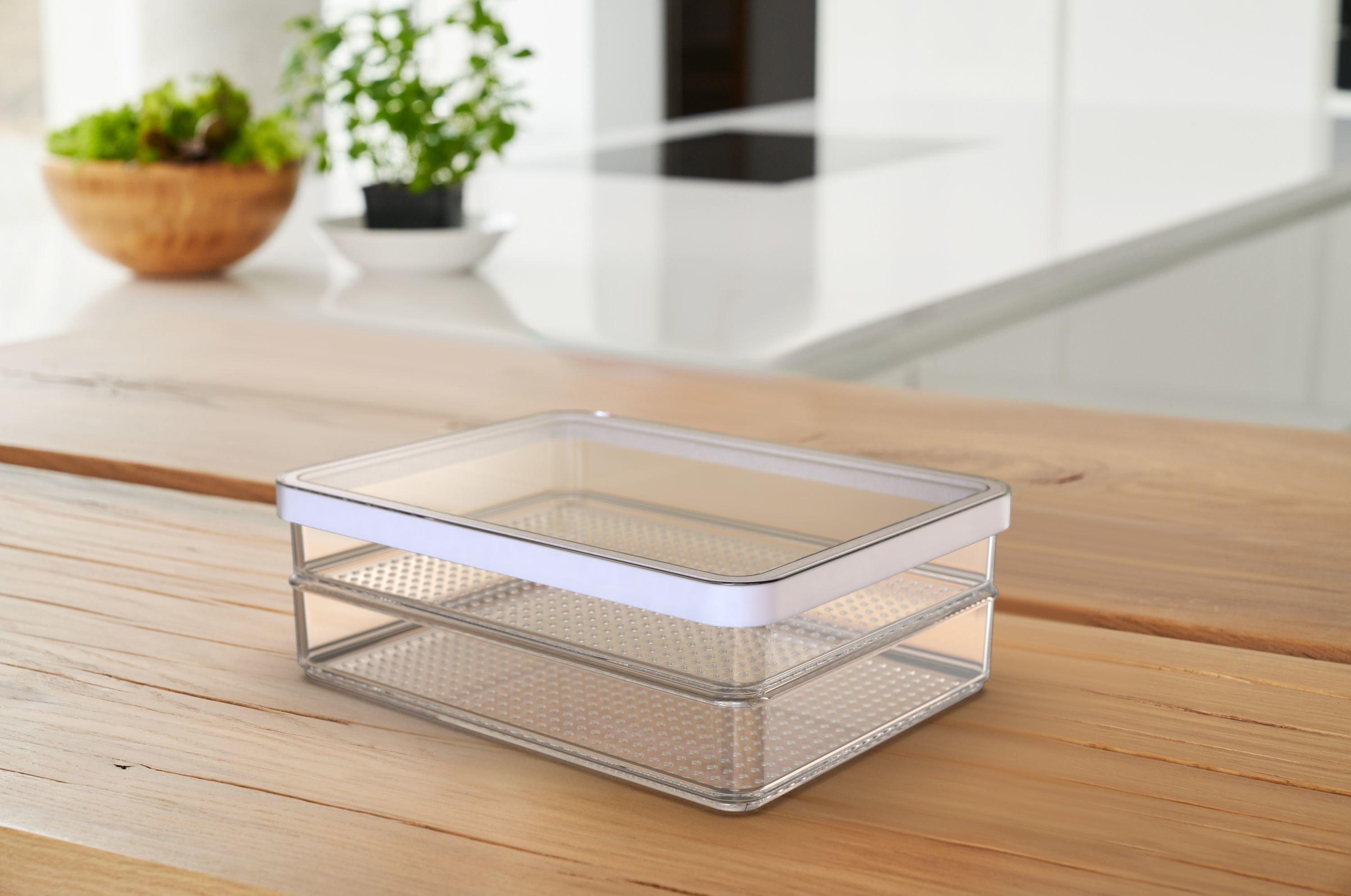 rotho Rotho 1050990000WS parte e accessorio per frigoriferi/congelatori Cassetto Trasparente, Bianco  