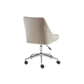 Vente-unique Chaise de bureau MASURIE Velours Hauteur ajustable  