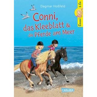 Conni & Co 11: Conni, das Kleeblatt und die Pferde am Meer Hoßfeld, Dagmar; Korthues, Barbara (Illustrationen) Gebundene Ausgabe 