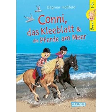 Conni & Co 11: Conni, das Kleeblatt und die Pferde am Meer Hoßfeld, Dagmar; Korthues, Barbara (Illustrationen) Gebundene Ausgabe 