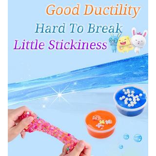 Activity-board  Slime Kit-12 Farben Kristall Schleim, machen Sie Ihre eigenen Schleim mit Glitter Charms Tool 