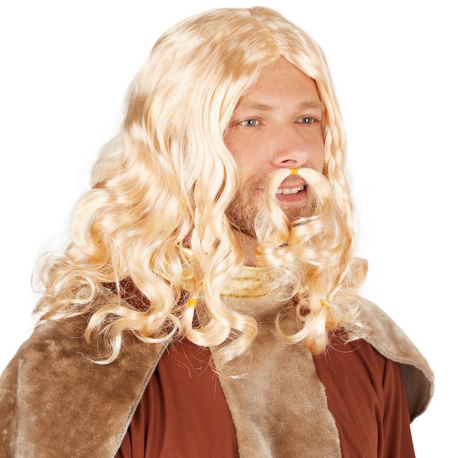 Tectake  perücke Wikinger 