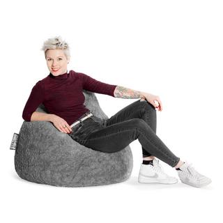 Sitting Point Sitzsack BeanBag Fluffy XL, grau  