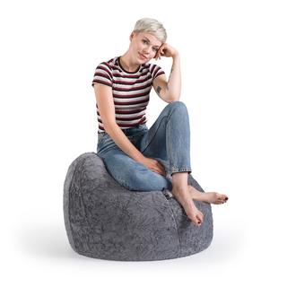 Sitting Point Sitzsack BeanBag Fluffy XL, grau  