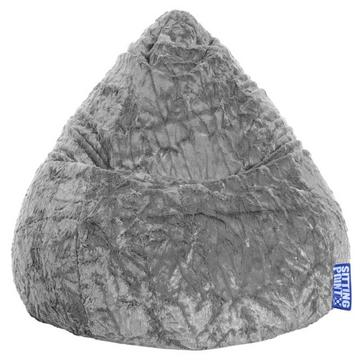 Sitzsack BeanBag Fluffy XL, grau